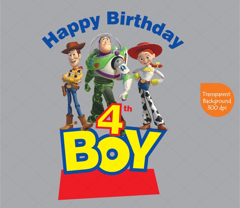 Toy story 4th Birthday Boy Clipart - Il 794xN.2406537276 5jlq 
