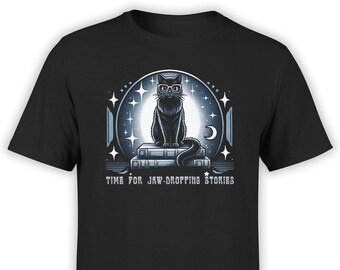 FANTUCCI Cat Collection T-Shirts | Time For Stories T-Shirt | Unisex