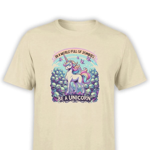 FANTUCCI Zombie Collection | Be A Unicorn T-Shirt | Unisex