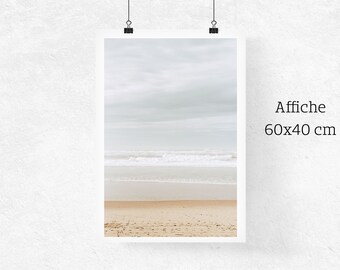 60x40 cm photograph of the beach