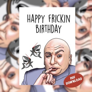 PDF Cartão de feliz aniversário do Dr Evil Austin Powers PDF DOWNLOAD