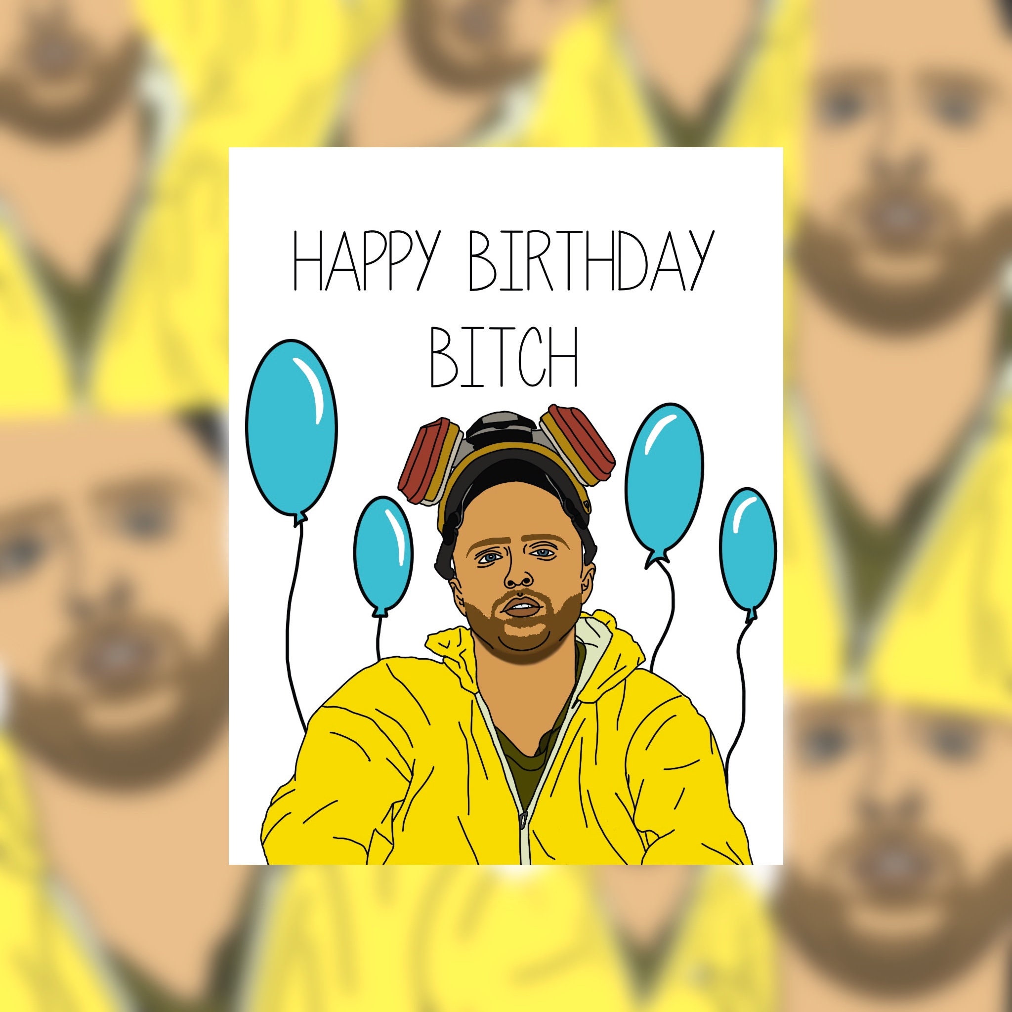 Breaking Bad Jesse Pinkman Walter White Birthday Card Funny - Etsy Denmark