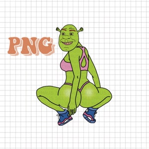 PNG Shrek with a Booty Funny Gift