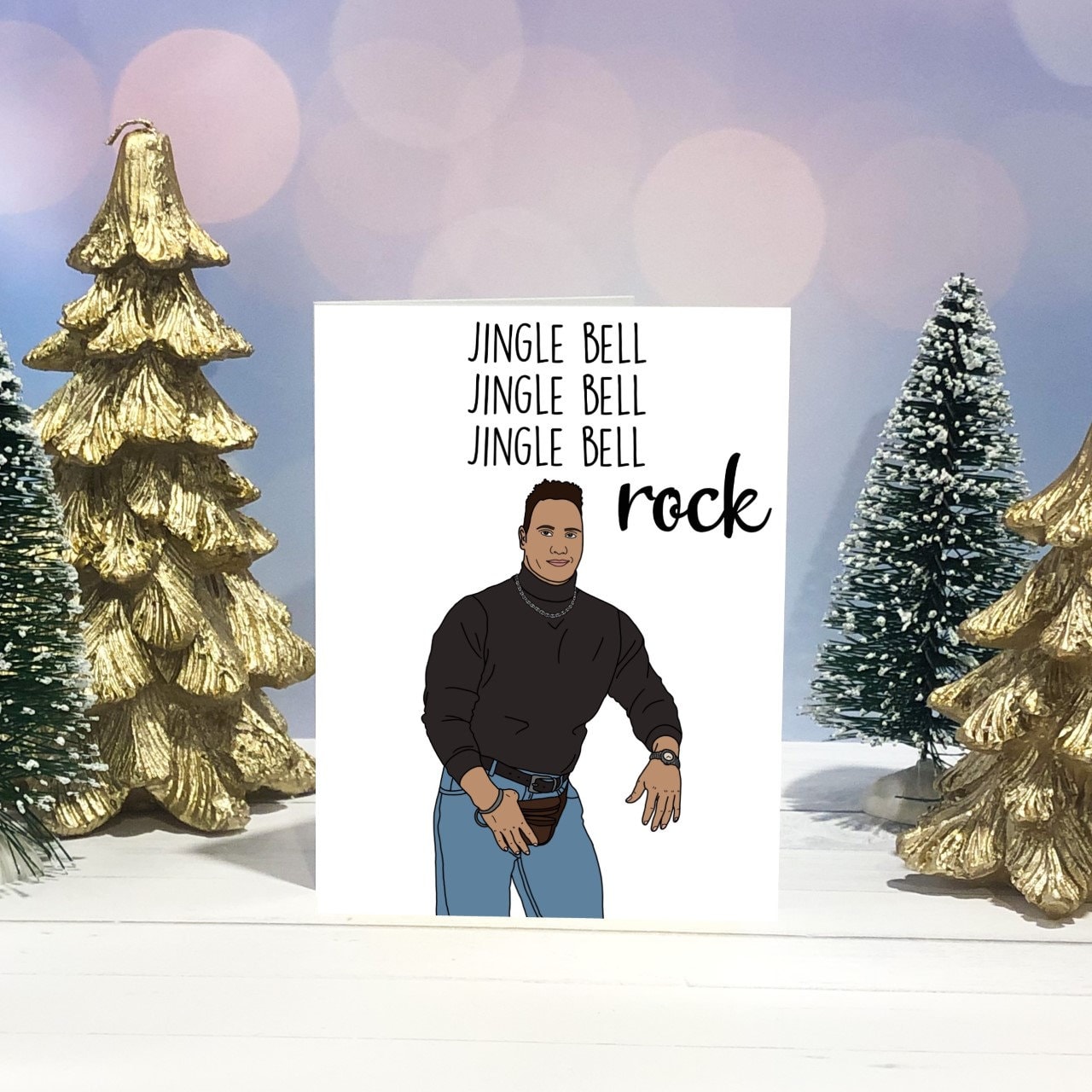 Christmas Rock Memes 2022 Dwayne The Rock Johnson Funny Christmas Card Meme | Etsy Ireland