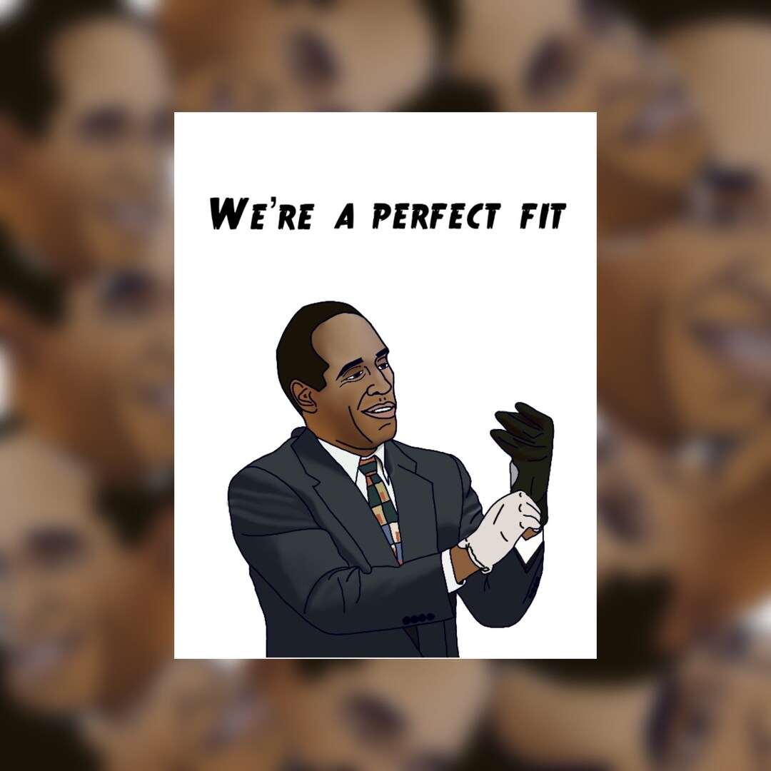 PDF OJ Simpson True Crime Birthday Valentines Day Card Gift Funny - Etsy