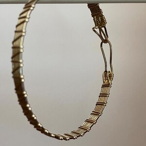 V-wrapped sterling silver bracelet