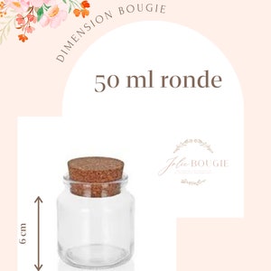 Bougie personnalisée cadeaux invités babyshower 50ml image 6