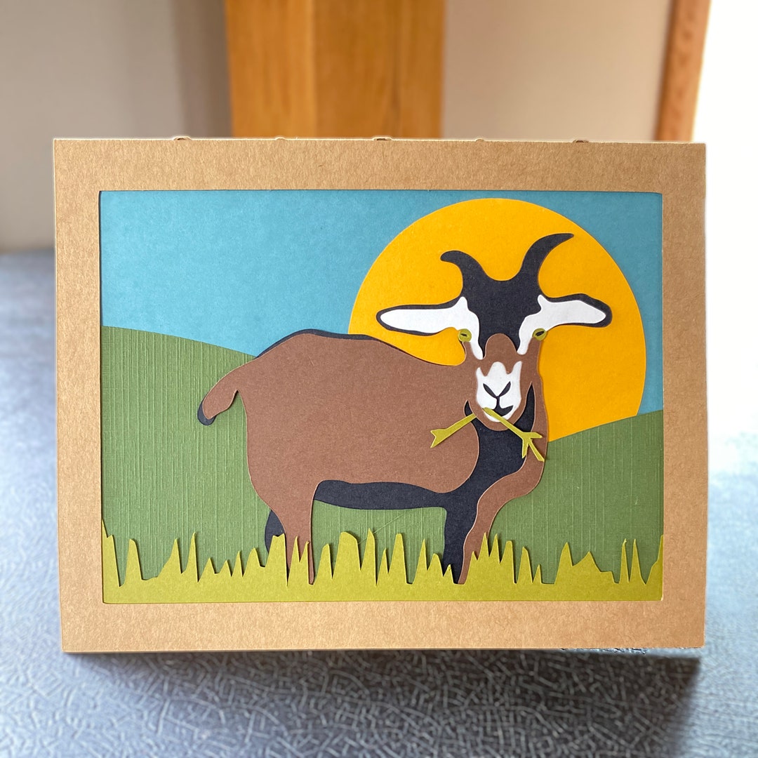 Goat Card - Etsy