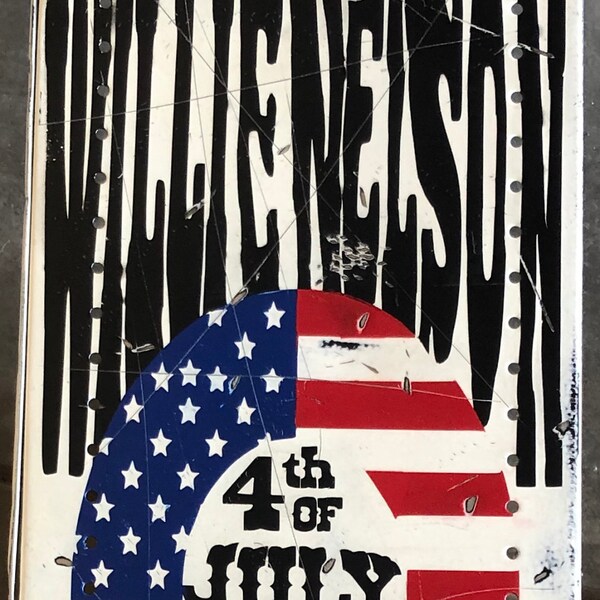 Willie Nelson 4th of July Picnic Poster Etsy