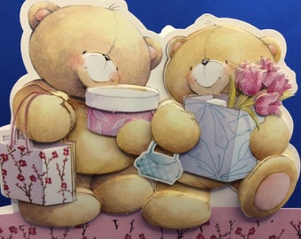 Geburtstagskarte Bär A89 Luftballons Und Kuchen Me To You Tatty Teddy 