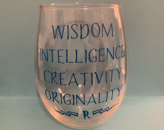 Download Hogwarts Wine Glass Etsy