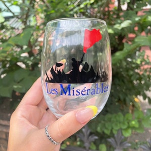The Broadway Collection: LES MISÉRABLES Inspired Wine Glass