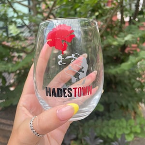The Broadway Collection: HADESTOWN Inspired Wine Glass