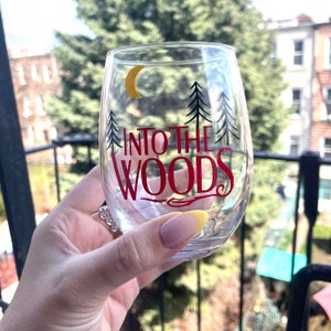 The Broadway Collection: INTO THE WOODS Inspired Wine Glass