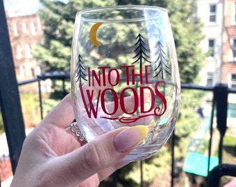 The Broadway Collection: INTO THE WOODS Inspired Wine Glass