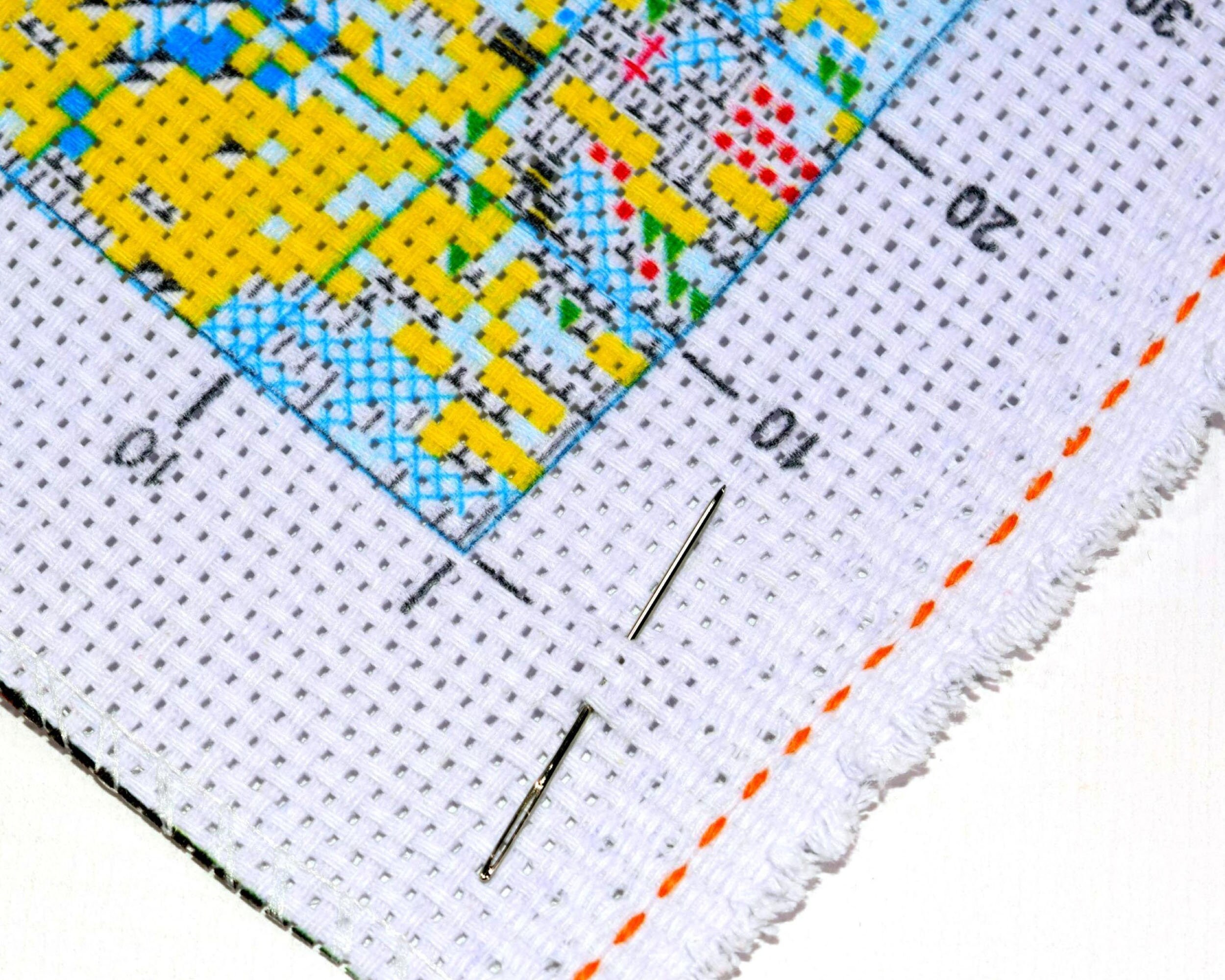 Blossom and Two Yellow Birds Cross Stitch Silk Thread Complete Etsy UK