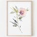 Printable Black and White Watercolor Flowers Set of 2, Abstract Loose ...