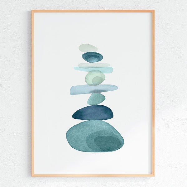 Balance Abstract Wall Art - Etsy