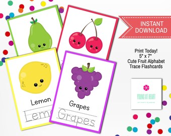 Avoir Images Fruit Alphabet Etsy le plus cool