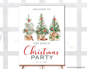 Christmas Welcome Sign, Holiday Welcome Poster, Printable Welcome Sign, Holiday Welcome Sign, Modern Christmas, Mimimalist Christmas Sign