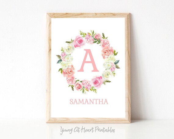 baby girl wall prints