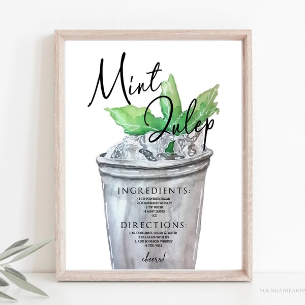 Mint Julep Etsy