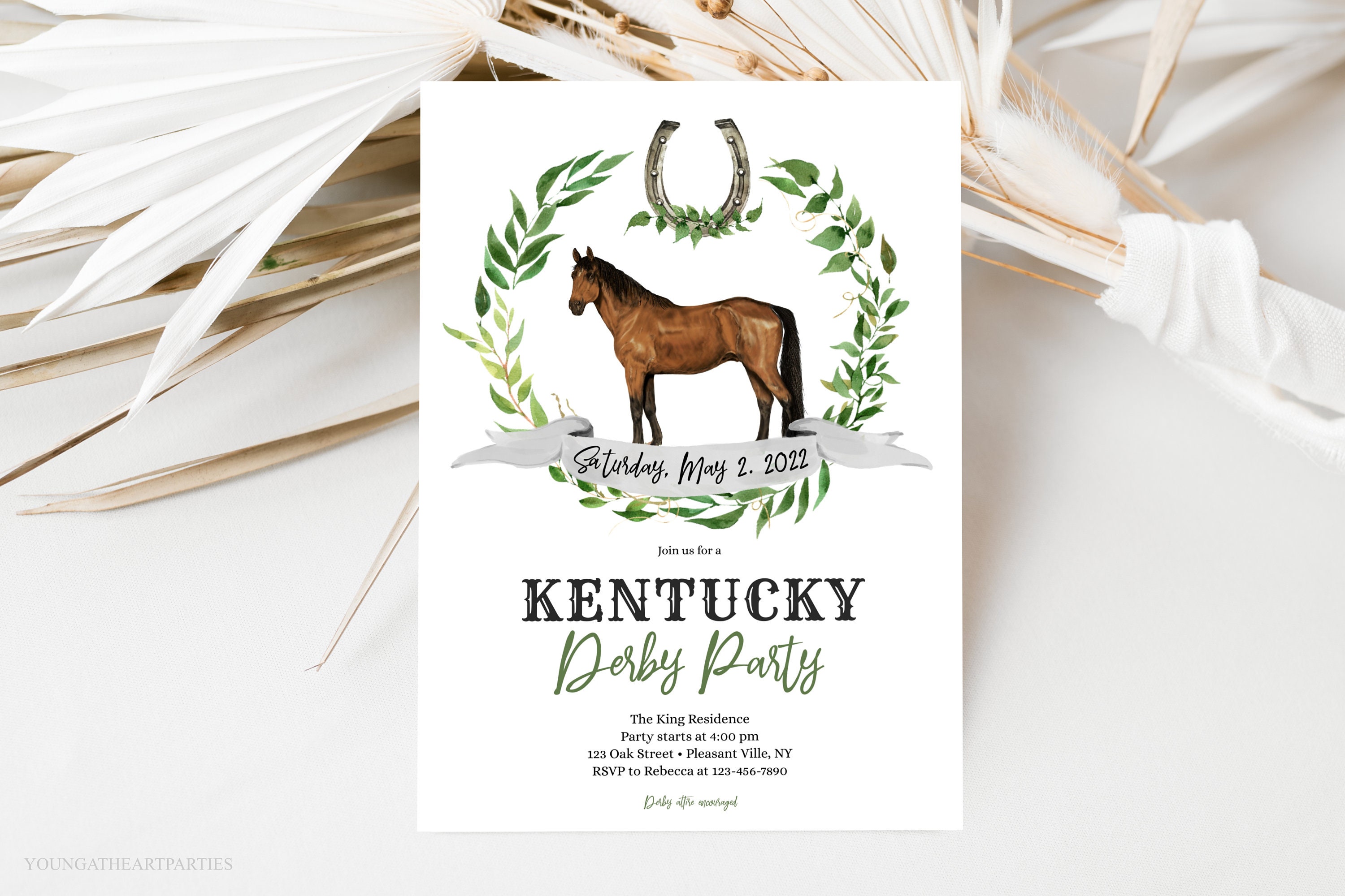 Kentucky Derby Decorations, 9 PCS Horse Racing Party