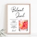 Belmont Jewel Drink Bar Menu Sign Template, Preakness Signature Drink ...
