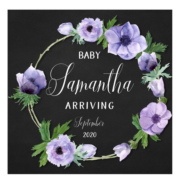 its a girl baby announcement
