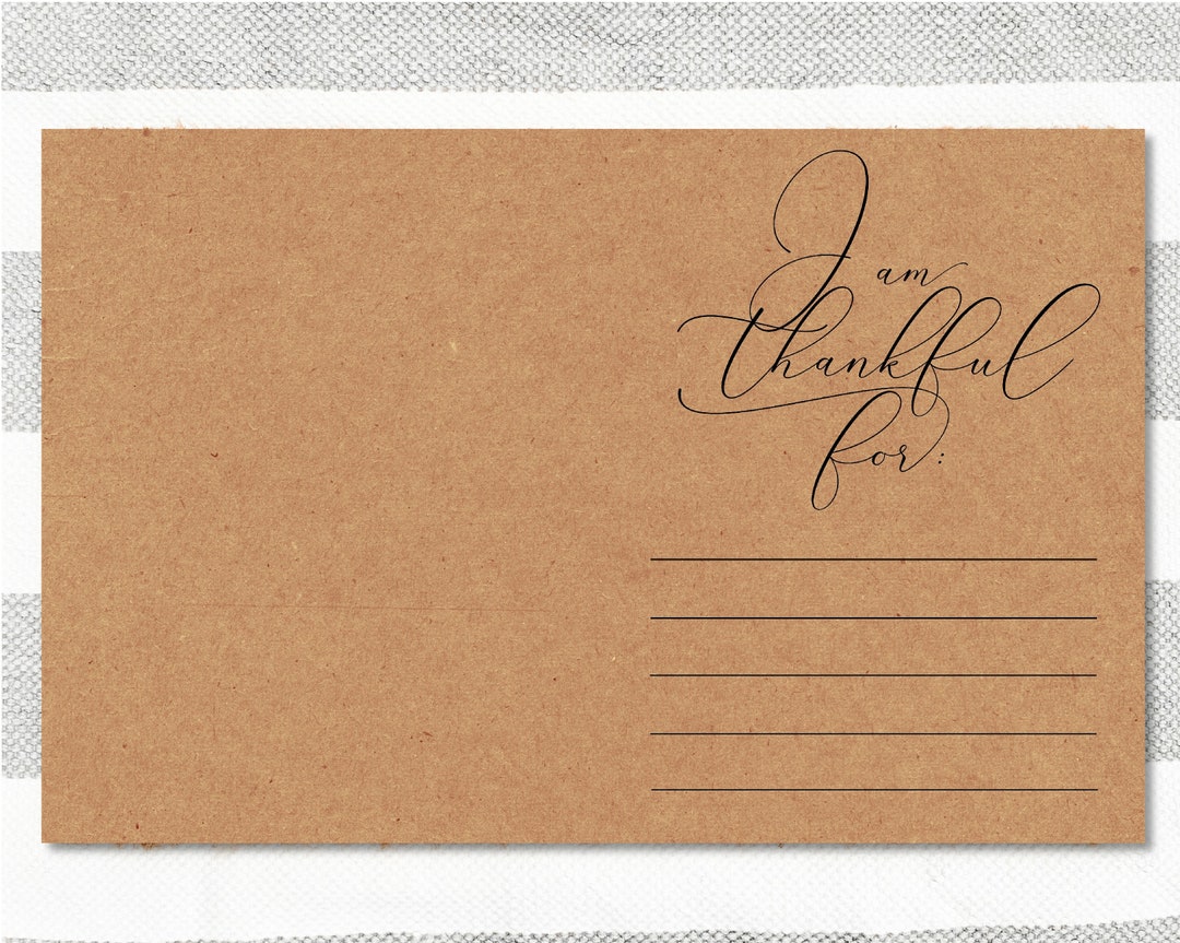 Thanksgiving Placemats, I Am Thankful for Printable, Thanksgiving Table ...