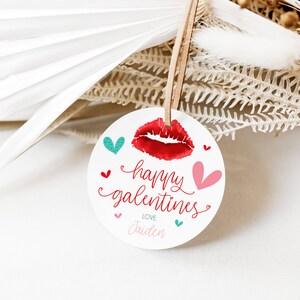 Editable Galentine's Favor Tags, Galentines Thank You Tags, Galentine's Party Gift Tag, Valentines Favor Tags, Printable Favor Tag Template