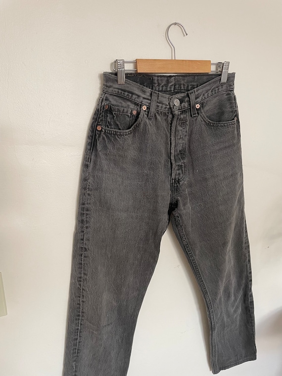 Deep grey Levi’s 501xx made in USA