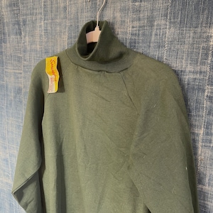 Deadstock green turtleneck from the late 70s early 80s