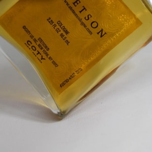 Stetson Cologne for Men Original Splash EDC Vintage 2.25 oz New NO BOX Sealed image 7