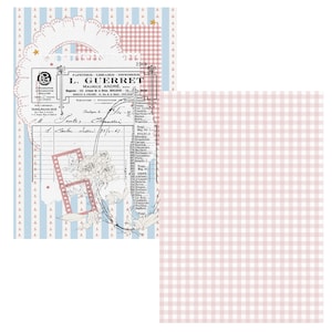 2 fogli di carta A5 per scrapbooking e journaling | Pacchetto di carta | Kit di carta | Diario | Carta per journaling, Carta fantasia