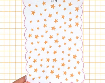 Stickervel - Kleine sterretjes - Stickers, scrapbooking, journaling, junk journal, decoratie voor je junk journal