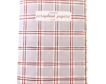 Scrapbookpapier - Papier met patroon - Papieren boekje voor scrapbooking - Scrapbookingpapier - Handgemaakt papier - zine