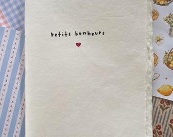 Memories notebook, sketchbook, watercolor notebook - Handmade paper - Journal - handmade journal - 60 pages