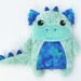 Cute Dragon Plush | Heatable Weighted Animal | Kawaii Cozy Cuddle Pillow | Washable & Microwaveable | Handmade Heating Pad | Comfort Gift 