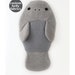 Cute Manatee Heatable Weighted Plush Animal | Microwave Cozy Warmer | Washable Hug Pillow | Custom Handmade Cuddle Comfort Pet | Friend Gift 