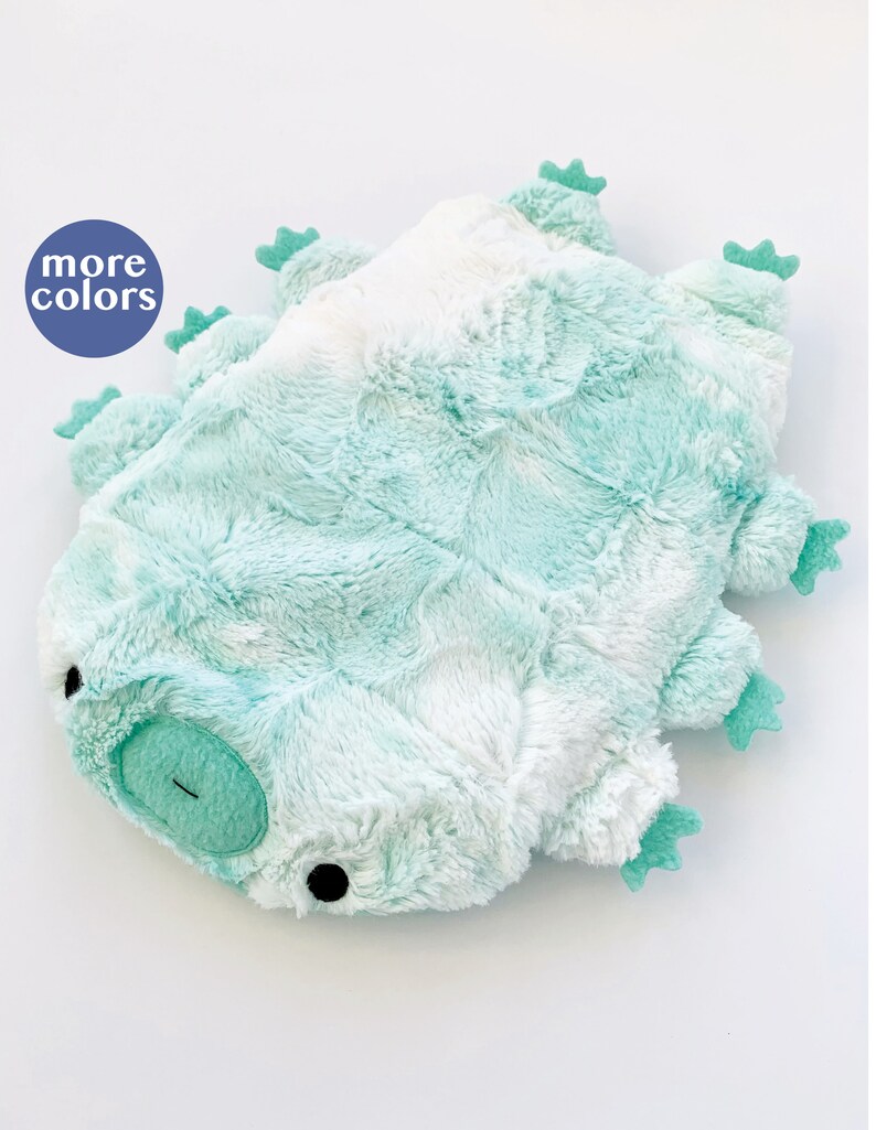 5 Colors Cute Water Bear Weighted Plush Tardigrade Animal | Handmade Hug Pillow | Unique Science Gift | Washable Heating Pad | 2 Sizes 