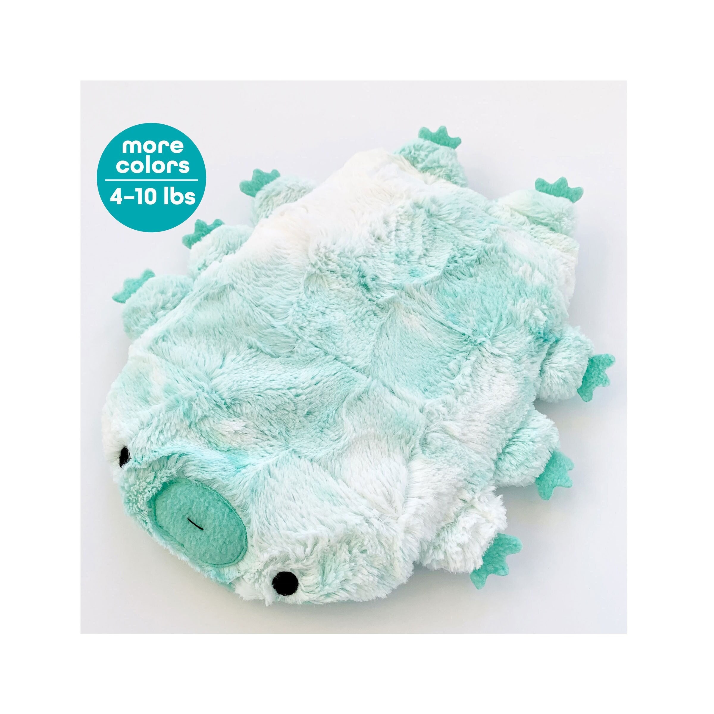 11 Colors Cute Water Bear Weighted Plush Tardigrade Animal | Comfort Hug Pillow | Washable | Heatable | Unique Science Gift | MADE TO ORDER