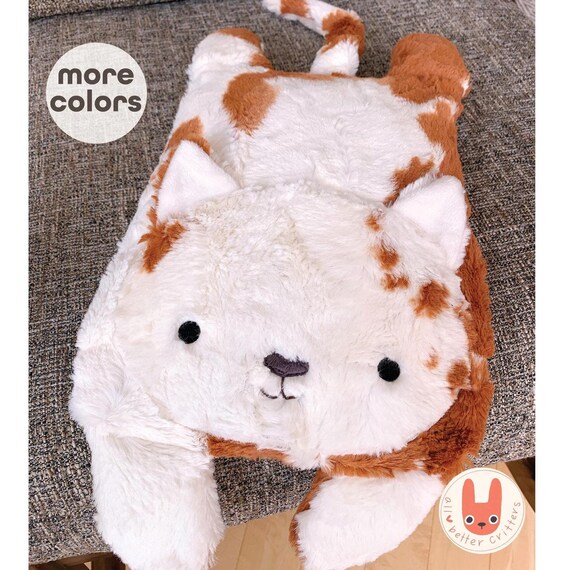 CUTE COZY CAT Weighted Comfort Animal 2–10 Lb Lap Cat Plushie