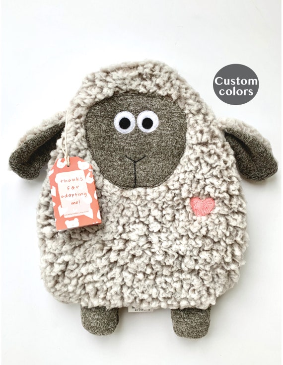 sheep plush with removable wool