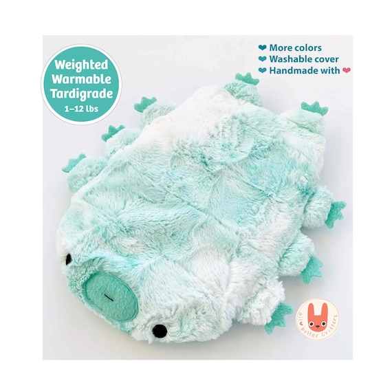 11 Colors Cute Water Bear Weighted Plush Tardigrade Animal | Comfort Hug Pillow | Washable | Heatable | Unique Science Gift | MADE TO ORDER