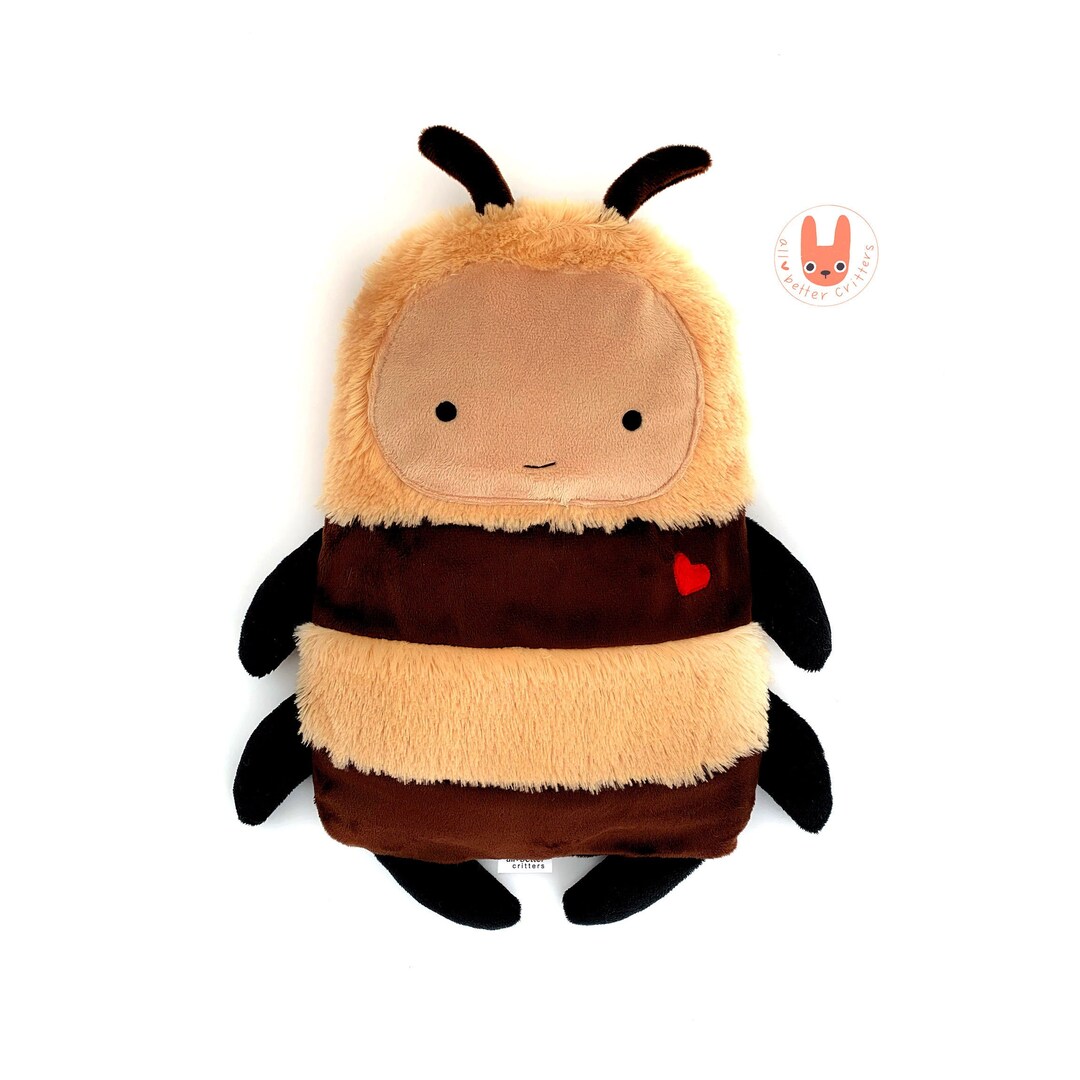 410 Lbs CUTE BEE Handmade Cozy Hug Bug Pillow Hot Cold Therapy Weighted Plush Insect Heating Pad