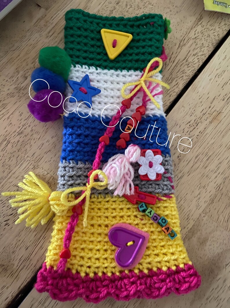 Fidget Sleeves crochet Alzheimers Dementia Autism Nursing Etsy