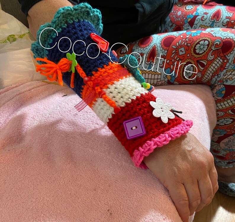 Fidget Sleeves crochet Alzheimers Dementia Autism Nursing Etsy