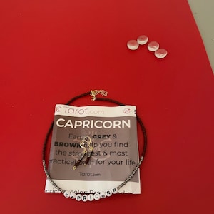 Conjunto de collar Horóscopo Capricornio