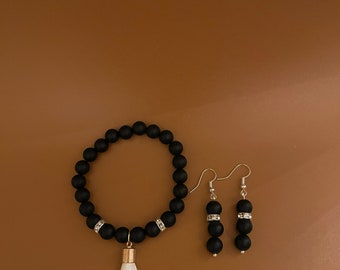 Sandra beautiful black onyx bracelet